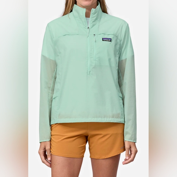 Patagonia Jackets & Blazers - PATAGONIA, Houdini Stash Half-Zip, Wispy Green, Various Sizes
